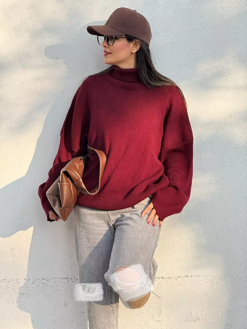 بافت یقه اسکی جورجینا